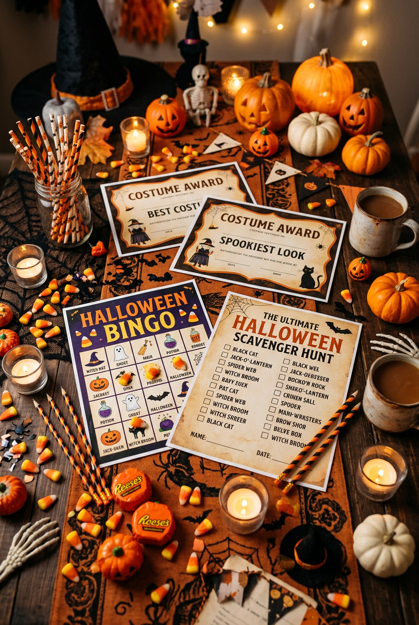 Halloween Party Game Bundle