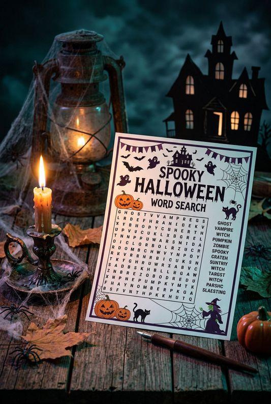 Halloween Word Search Pack - Adults