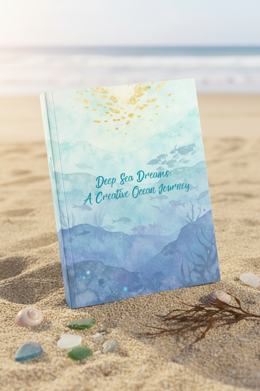 Deep Sea Dreams soft cover journal mockup