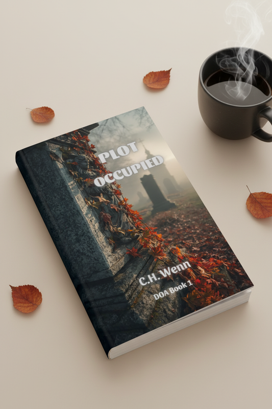 Plot Occupied paperback book mockup