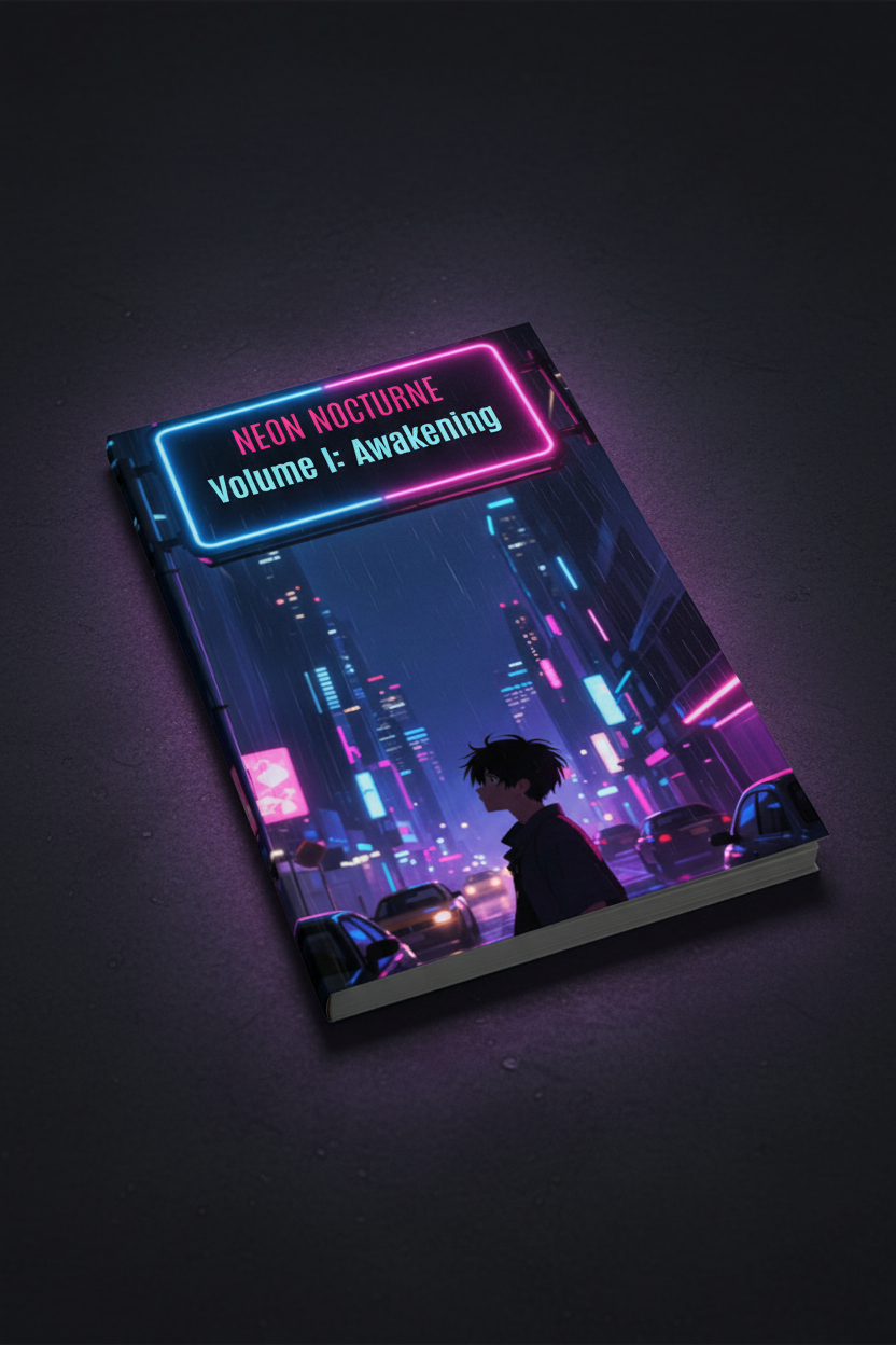 Neon Nocturne Volume I Mockup