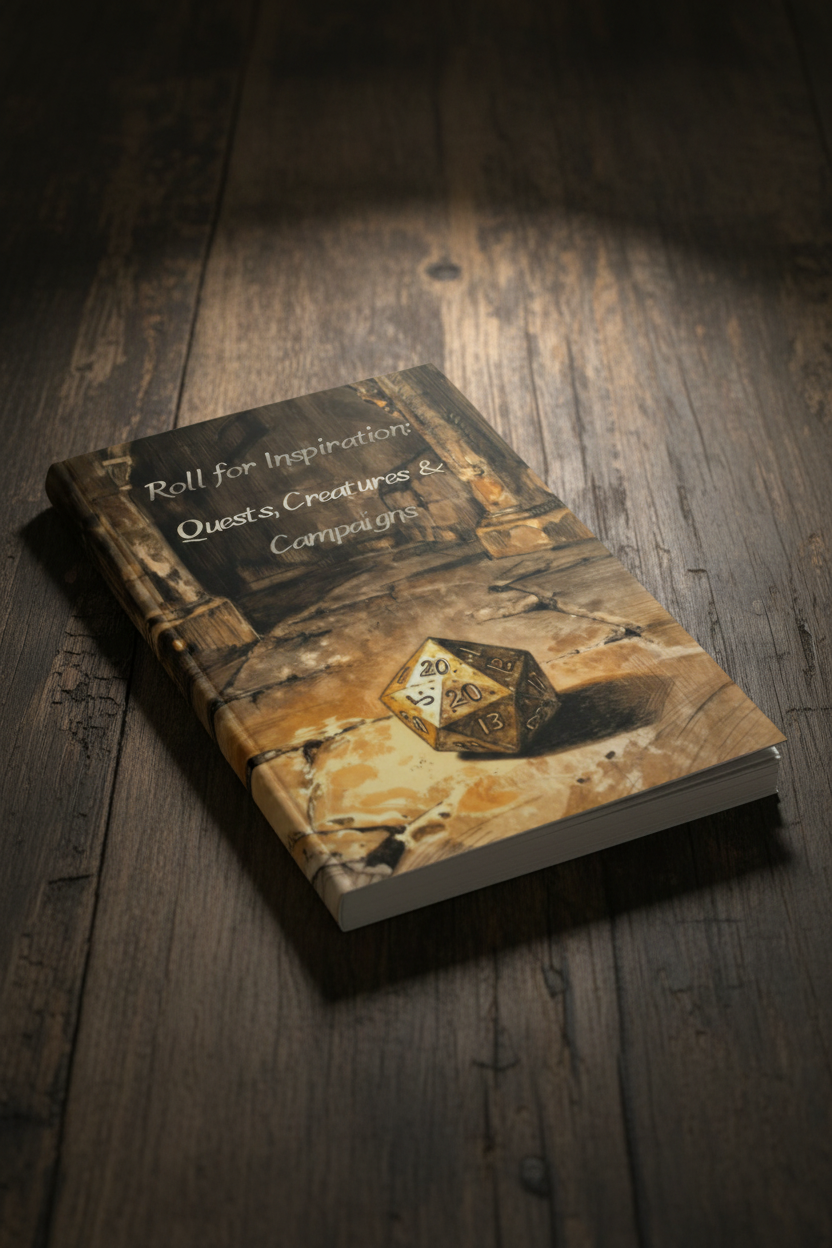 Roll for Inspiration Soft Cover Mockup