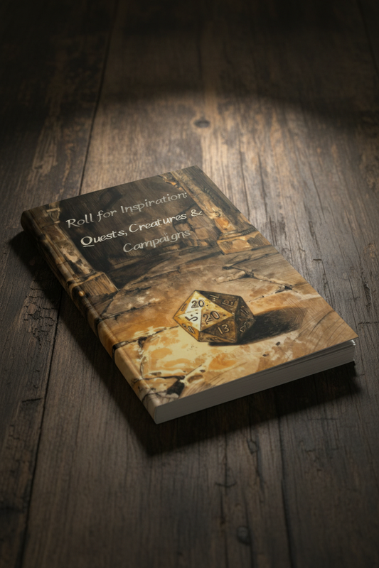 Roll for Inspiration Soft Cover Mockup